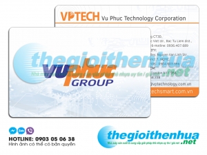 In name card nhựa cho Vu Phuc Group