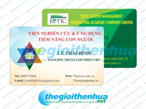 In member card cho CLB Thiền Việt 