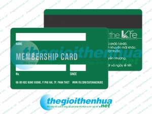 In member card cho cafe Nhạc Nước